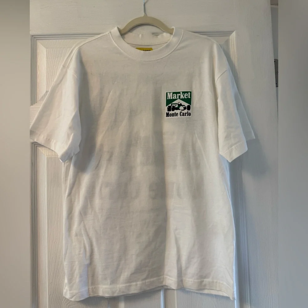 Market Men’s Green Monte Carlo Logo Tee Shirt Size Medium - Picture 2 of 3